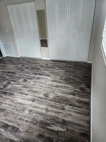 a view of wooden floor