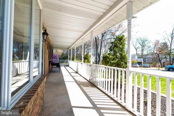 a view of a balcony