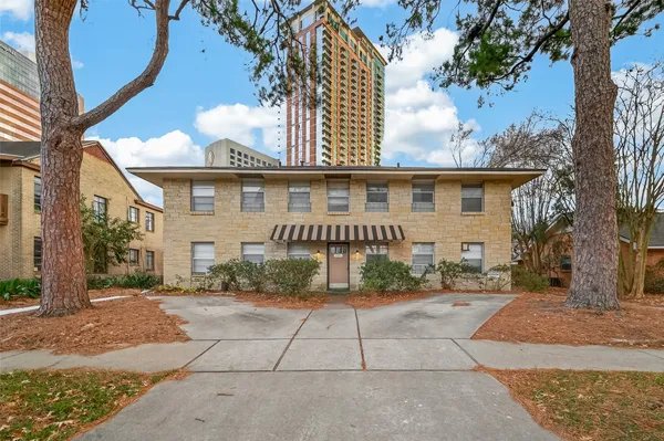 a view of a house with a patio