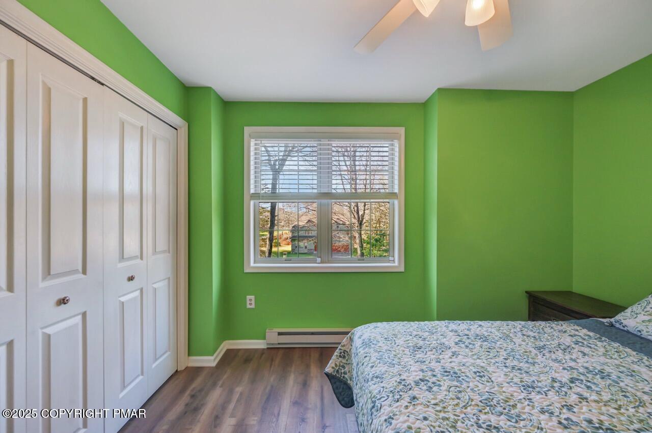 12 Kent Clarke Road Lake Harmony, PA 18624 - Photo 35 of 42 a view of a bedroom with a bed and a window