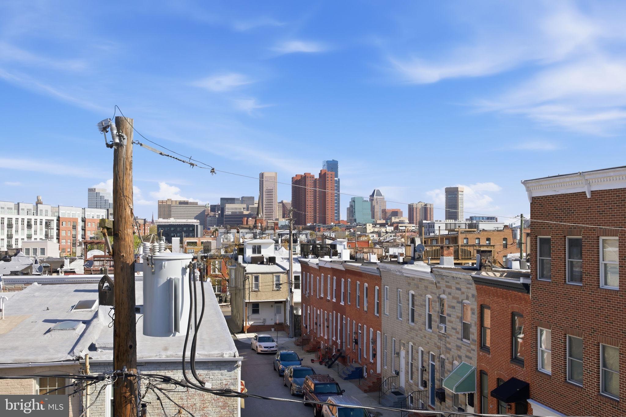 116 West Clement Street Baltimore, MD 21230 - Photo 31 of 32 a view of a city with tall buildings