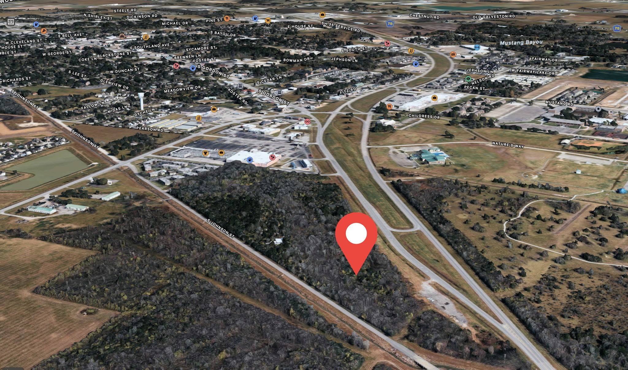 2 South Johnson Street Alvin, TX 77511 - Photo 5 of 13 an aerial view of a residential houses