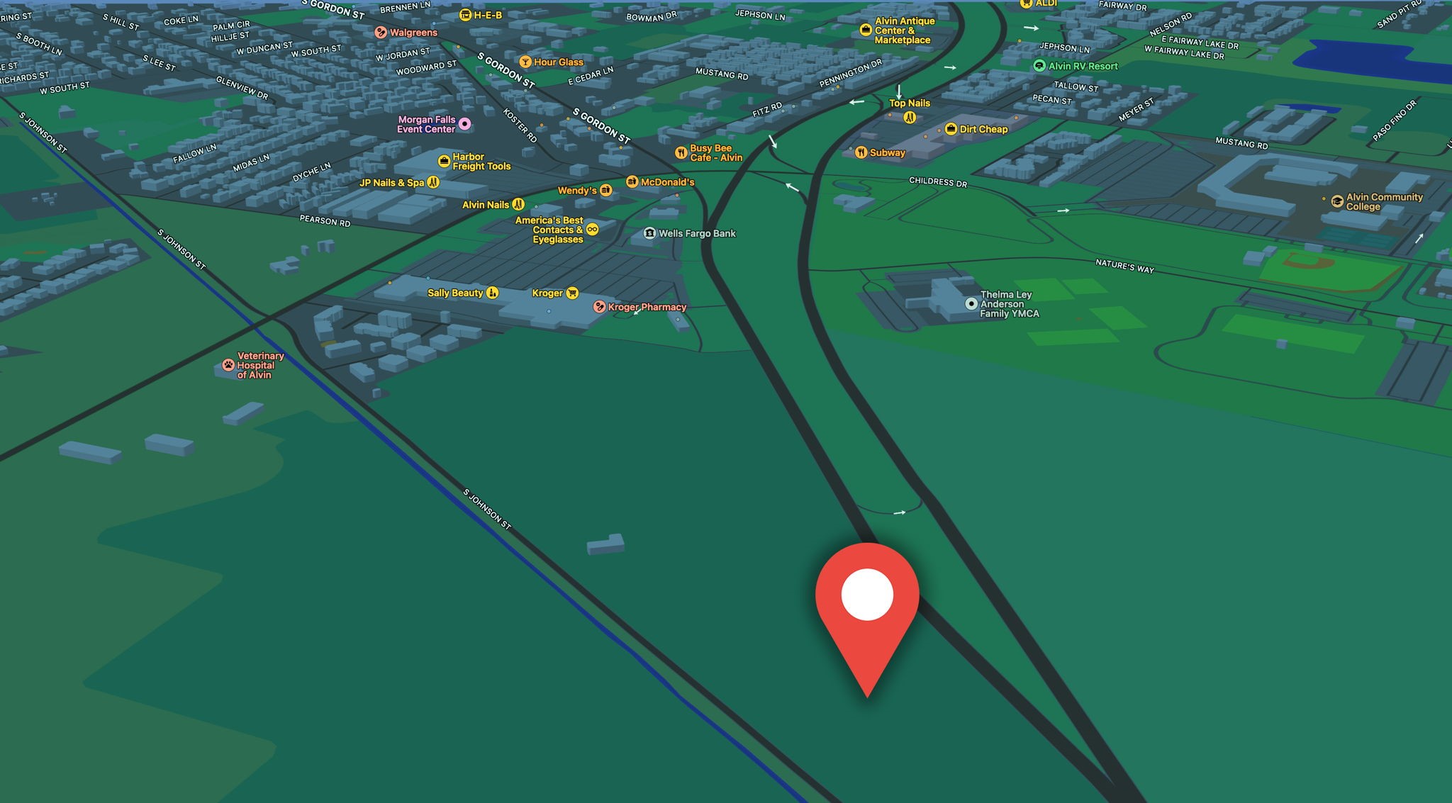 2 South Johnson Street Alvin, TX 77511 - Photo 6 of 13 a view of a door