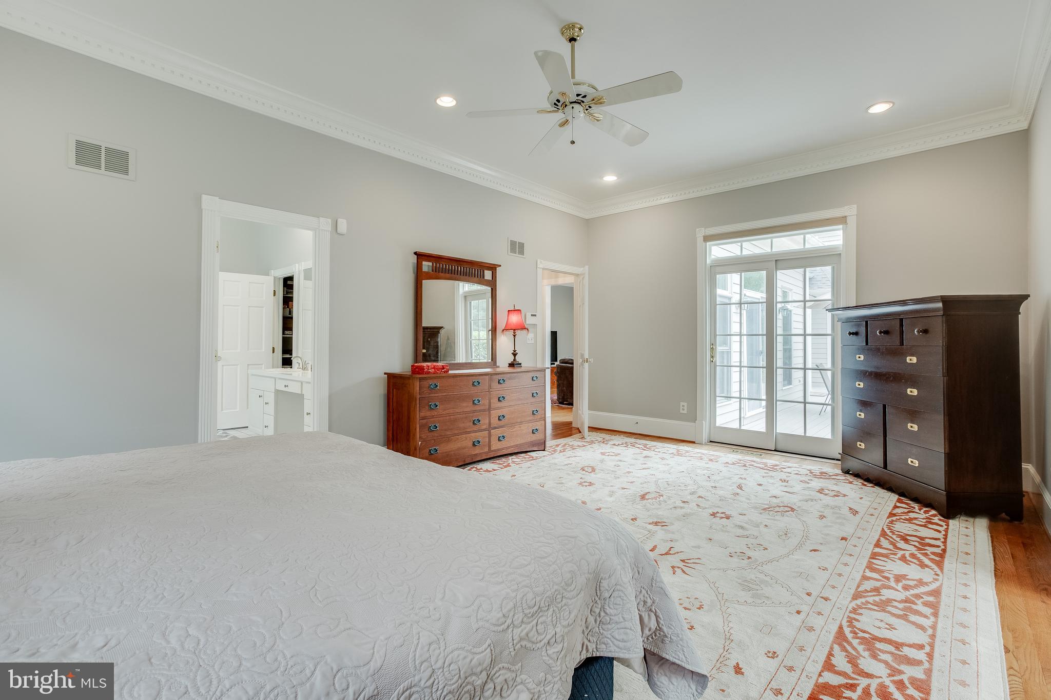 6504 Griffith Road Gaithersburg, MD 20882 - Photo 24 of 73 Master suite with doors to the deck