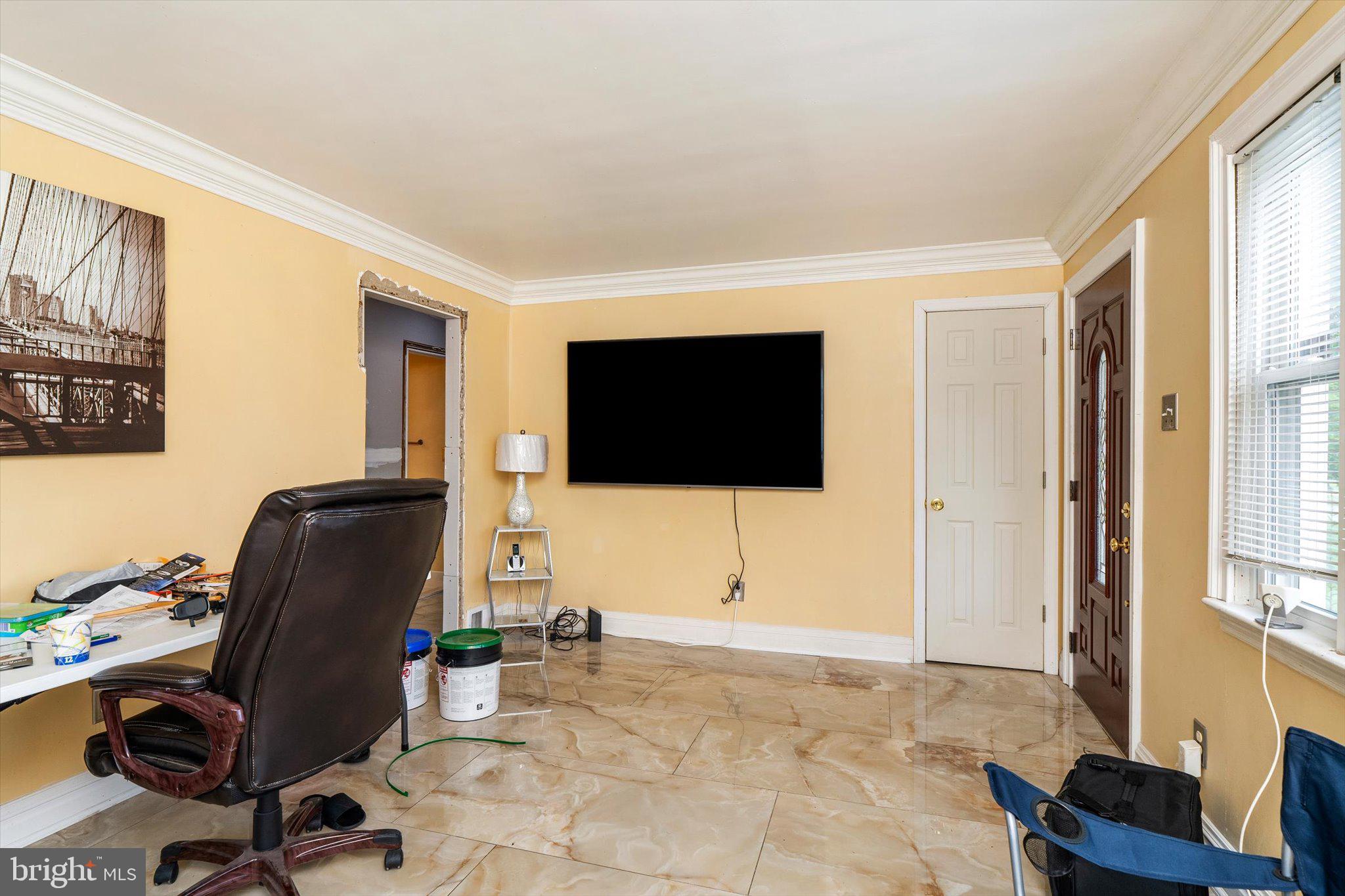 319 Station Road Roebling, NJ 08554 - Photo 8 of 15 a view of a livingroom with workspace and a window