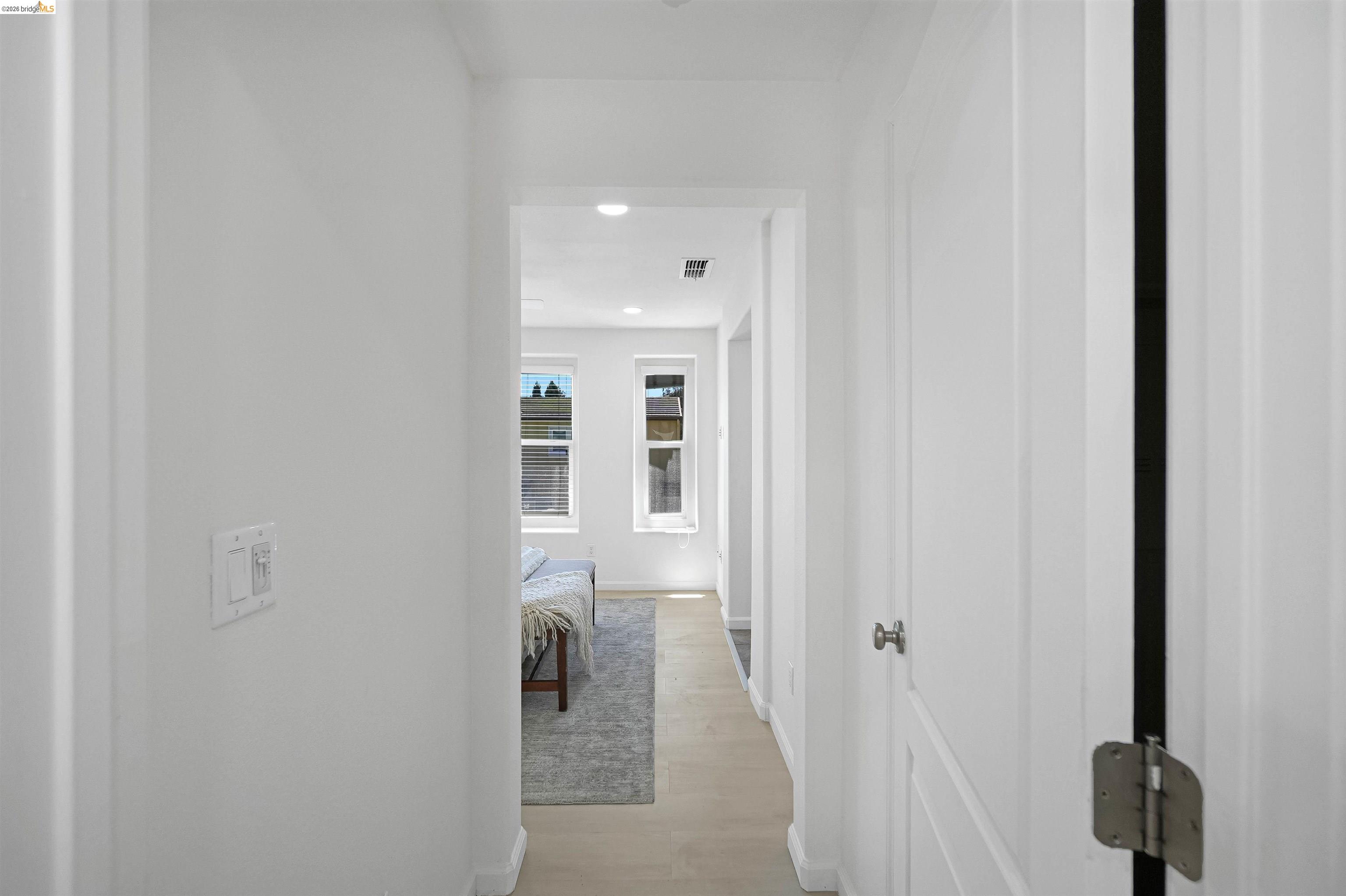 449 Constantine Court San Ramon, CA 94583 - Photo 40 of 63 Hallway featuring light wood-finish flooring and recessed lighting