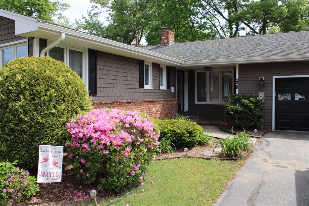 225 Braemoor Road Brockton, MA 02301 - Photo 1 of 29 a front view of a house with a yard and fountain