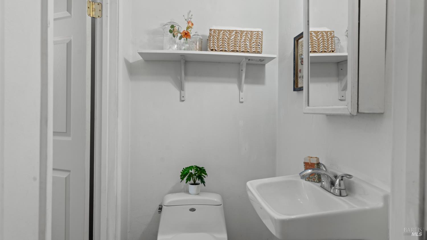 79 Billou Street San Rafael, CA 94901 - Photo 21 of 47 Half bath off primary. Room to expand and add a shower!