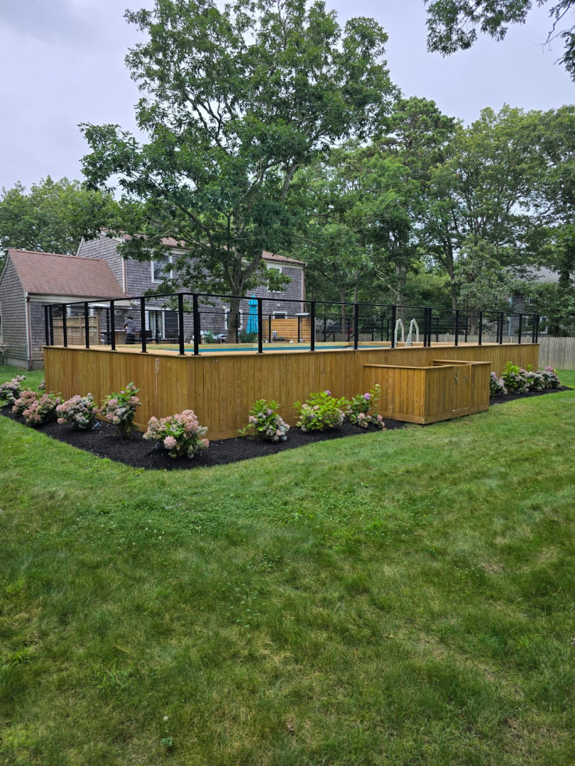2 Farm Path Road Oak Bluffs, MA 02557 - Photo 16 of 37 a view of a house with a backyard and a large tree