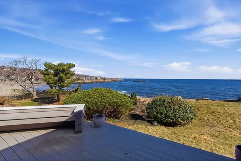 a view of a bench in a terrace