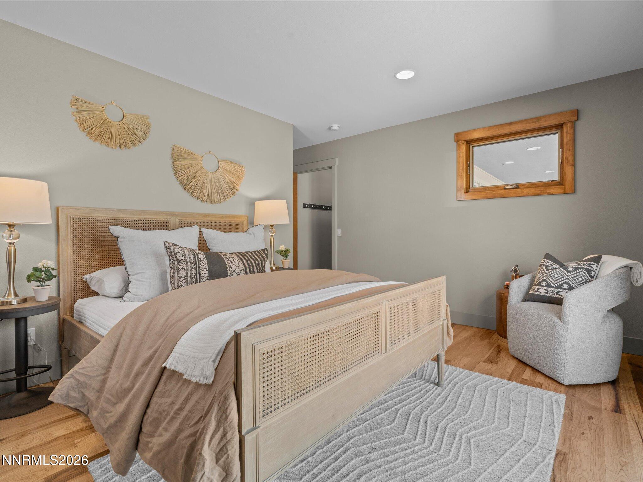 20 Connie Way Reno, NV 89521 - Photo 36 of 69 a bedroom with a bed and lamp