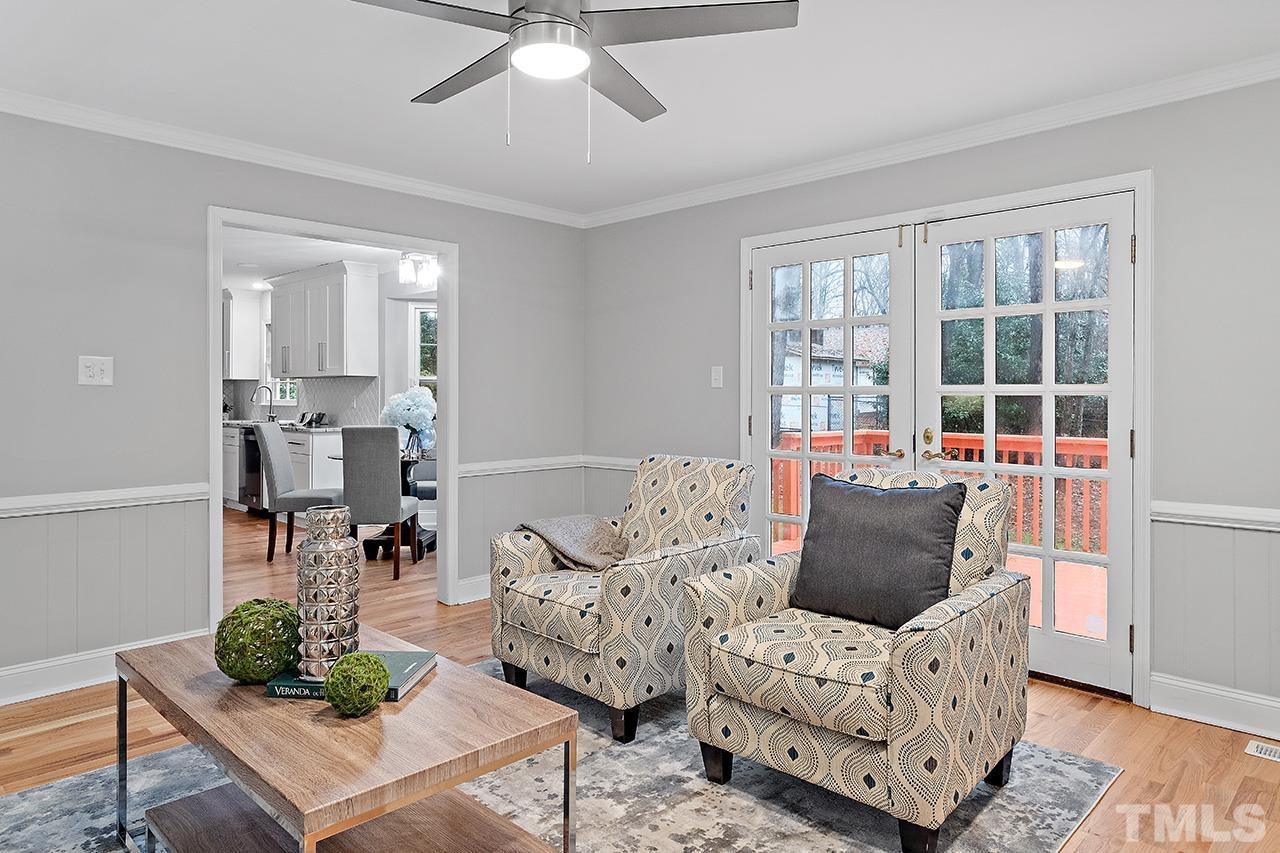 2800 Pidgeon Hill Road Raleigh, NC 27613 - Photo 13 of 35 a living room with furniture and wooden floor