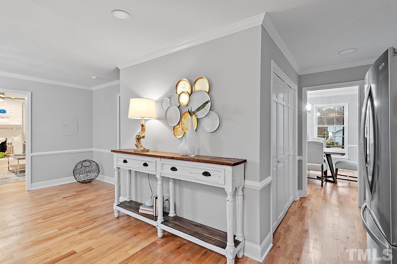 2800 Pidgeon Hill Road Raleigh, NC 27613 - Photo 9 of 35 a view of dining room with wooden floor