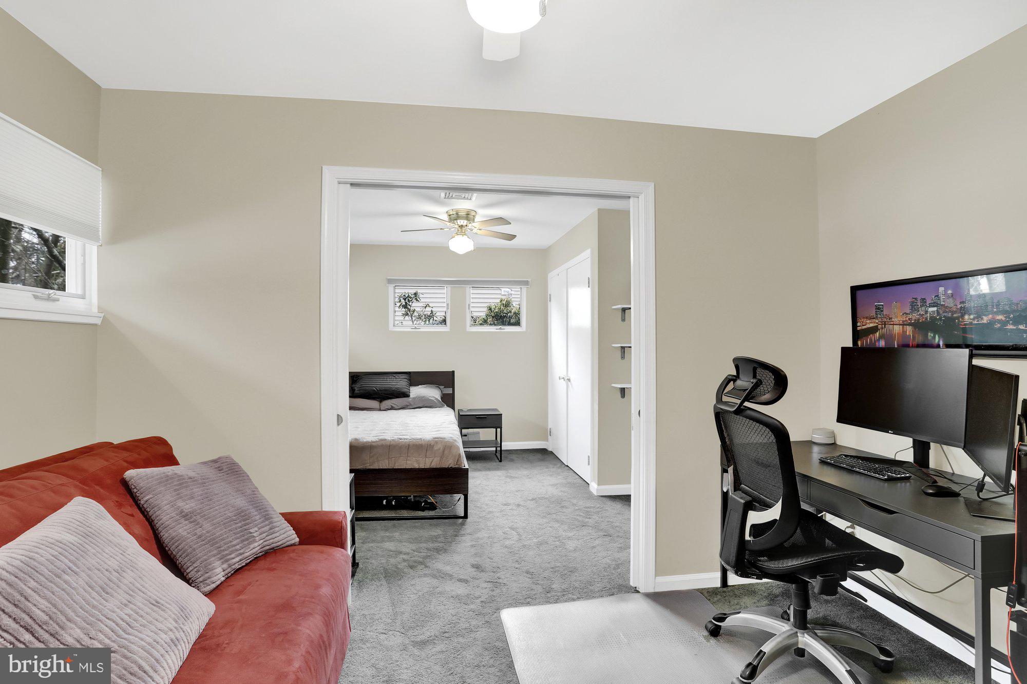 1324 Michael Road Jenkintown, PA 19046 - Photo 23 of 39 Bedroom 1 and 2 with pocket door