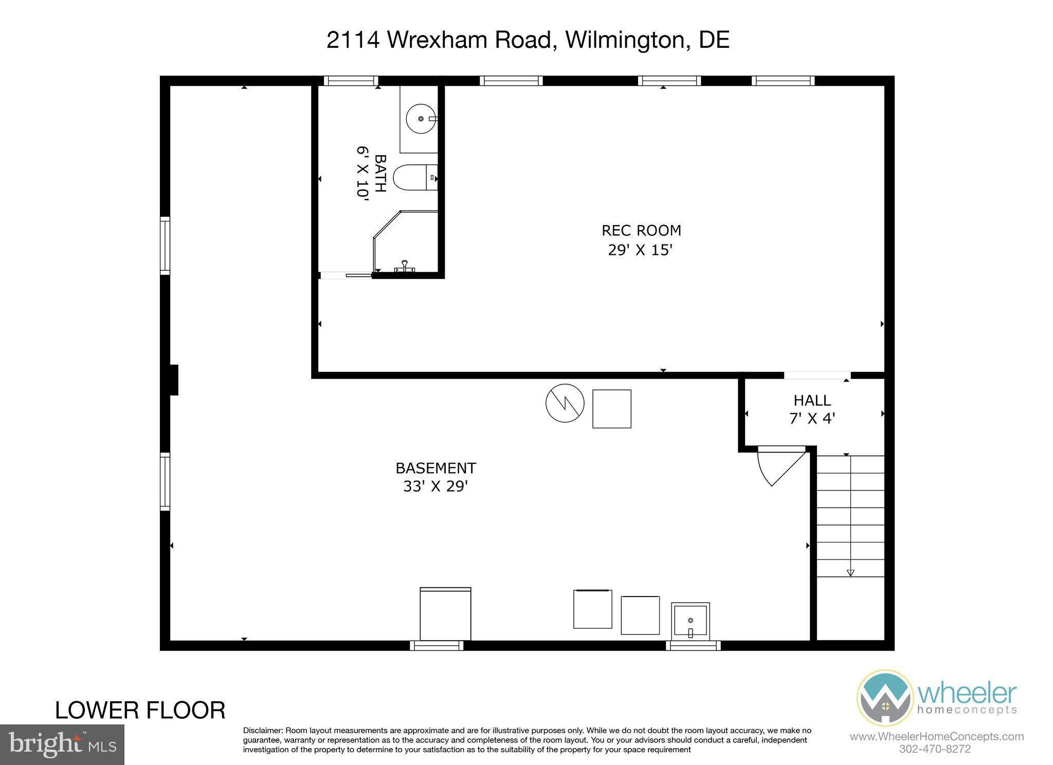 2114 Wrexham Road Wilmington, DE 19810 - Photo 27 of 27 Lower level