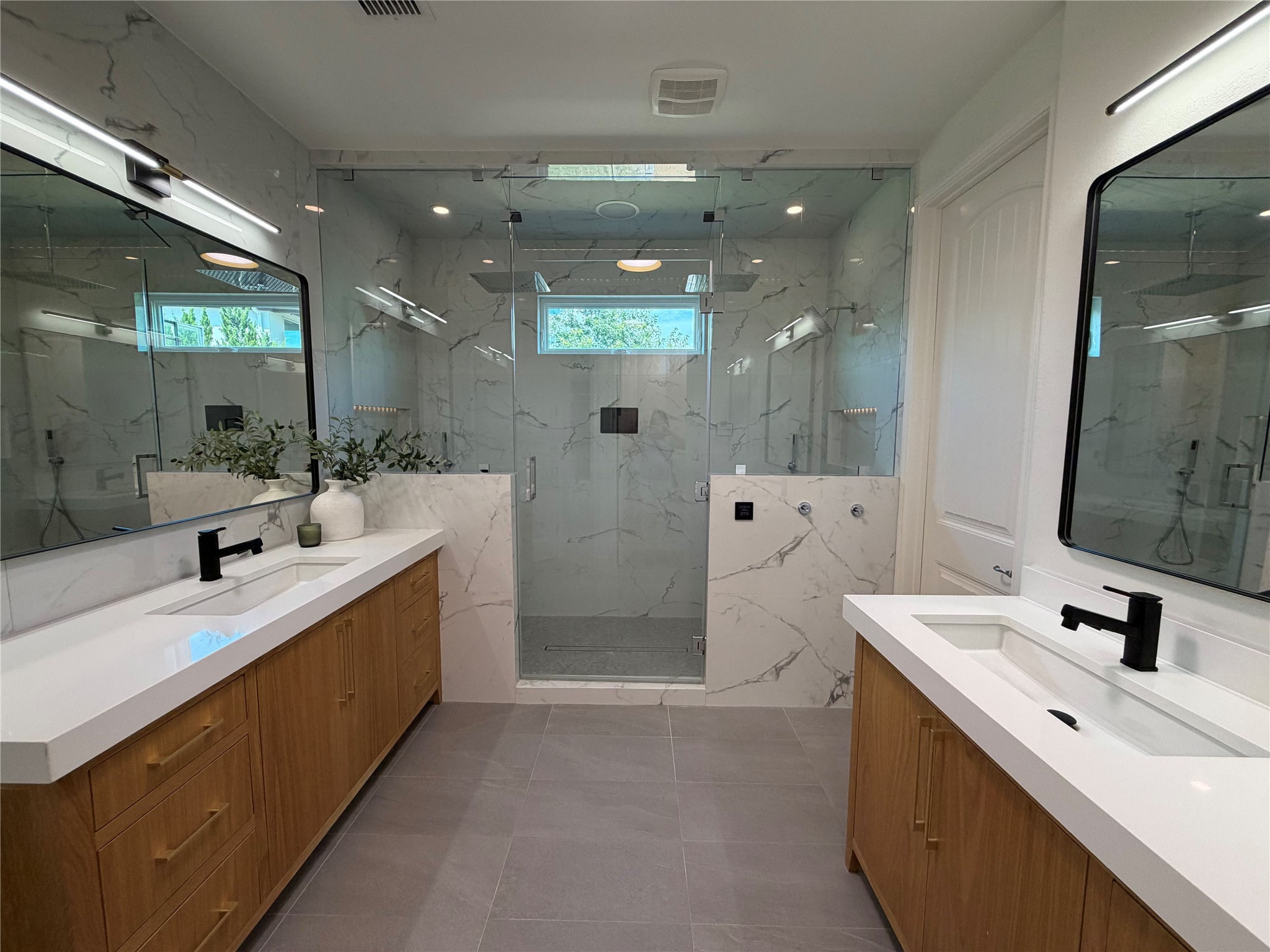 7801 Aria Loop Austin, TX 78736 - Photo 15 of 40 Primary Bathroom includes Dual Vanities, Walk-in Dual Rain Head Steam Shower