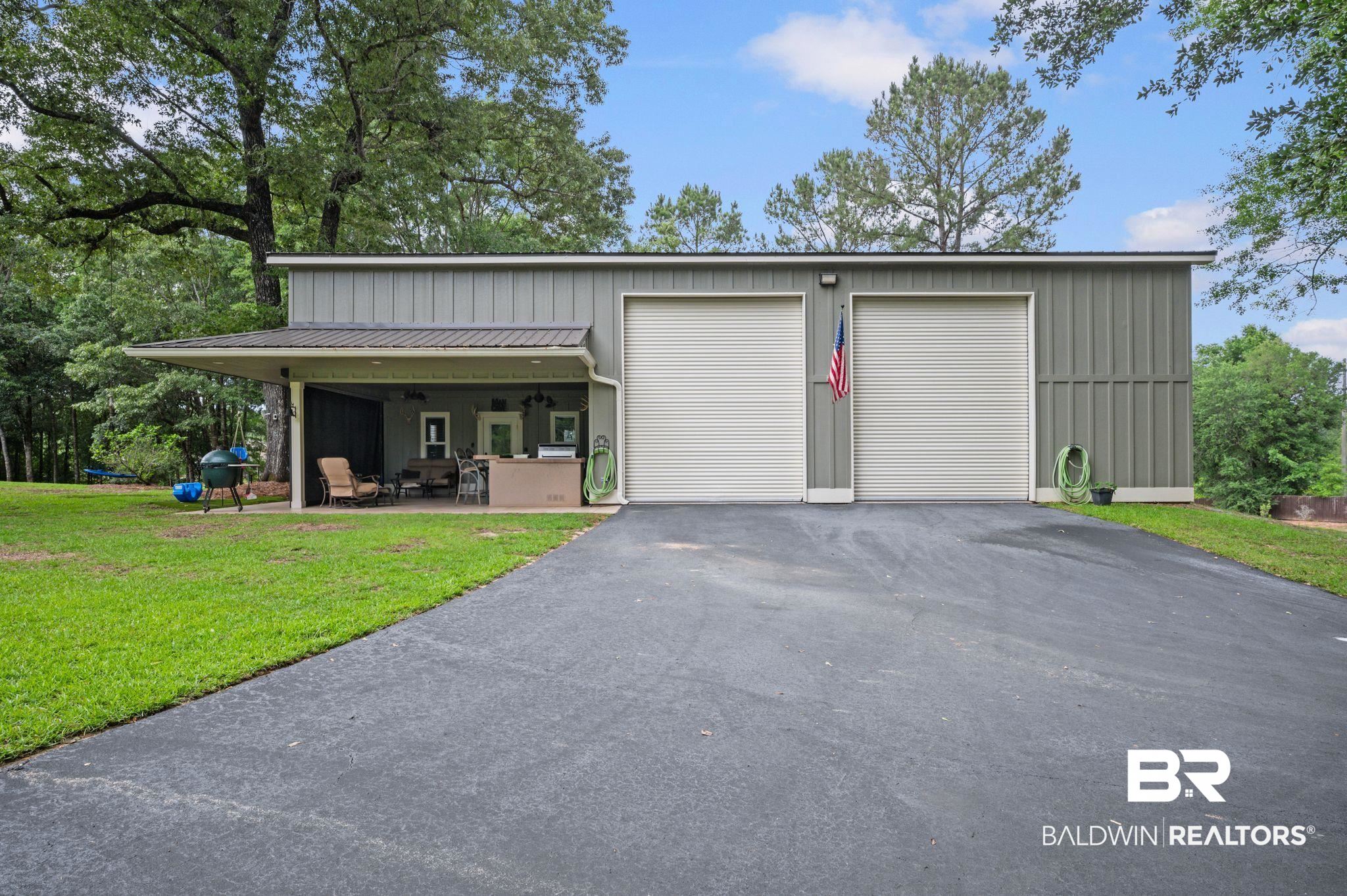14591 Styx River Road Stapleton, AL 36578 - Photo 2 of 47 View of garage