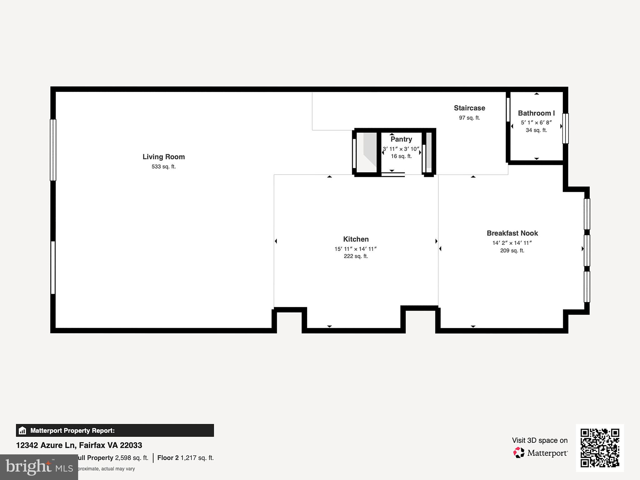 12342 Azure Lane, Unit 24 Fairfax, VA 22033 - Photo 37 of 38 Unit Floor Plan