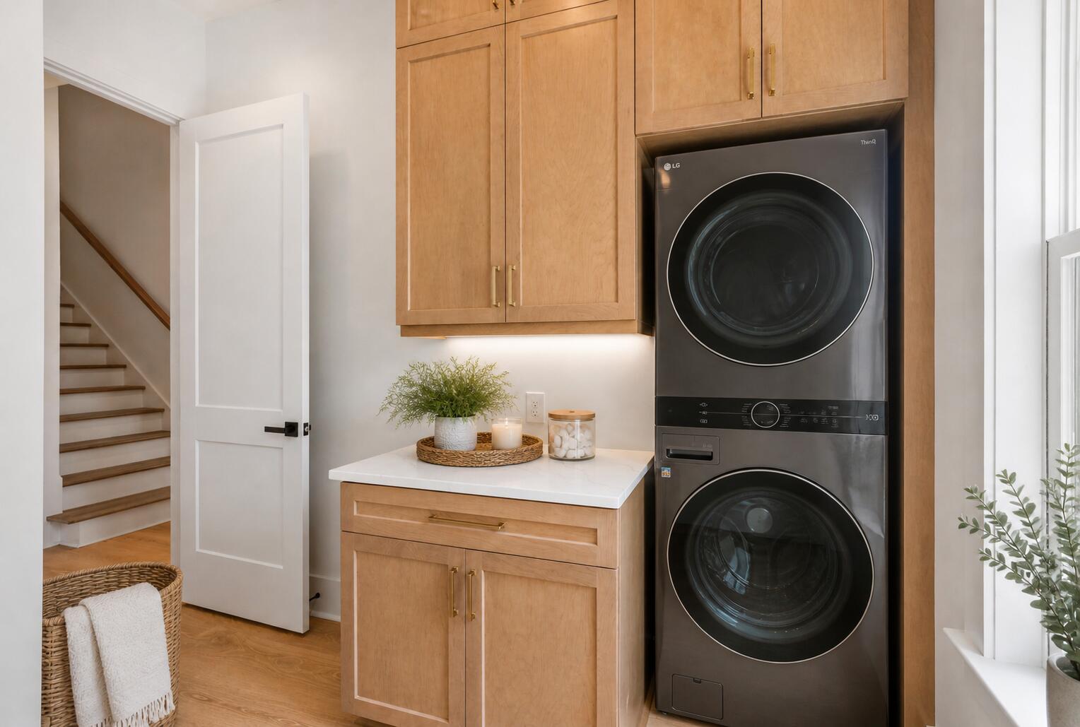 4663 Causey Pond Road Awendaw, SC 29429 - Photo 37 of 70 1 of 2 laundry rooms staged AI