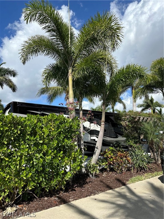 13581 Snapper Lane Naples, FL 34114 - Photo 31 of 34 a view of a yard with plants and palm trees