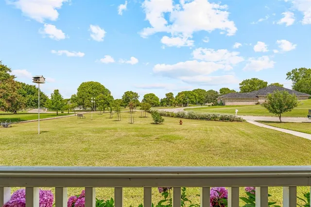 a view of an ocean from a balcony