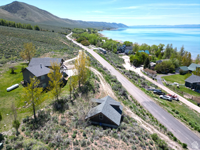 1940 East Shore Road St. Charles, ID 83272 - Photo 9 of 64 Aerial view of a water and mountain view