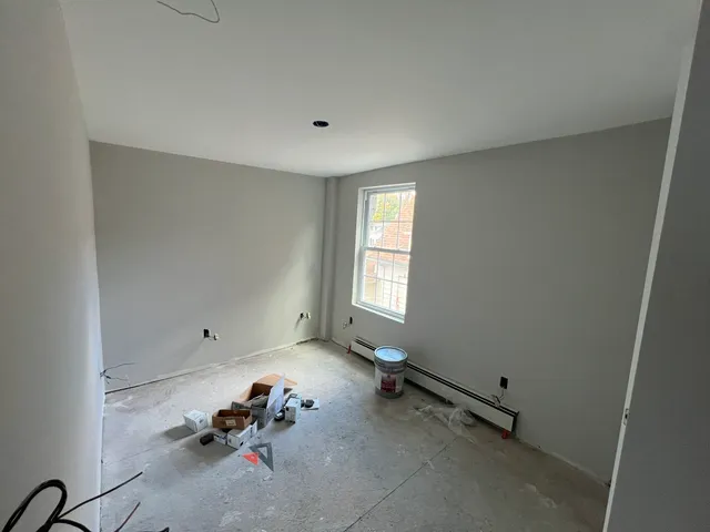 a room with a window