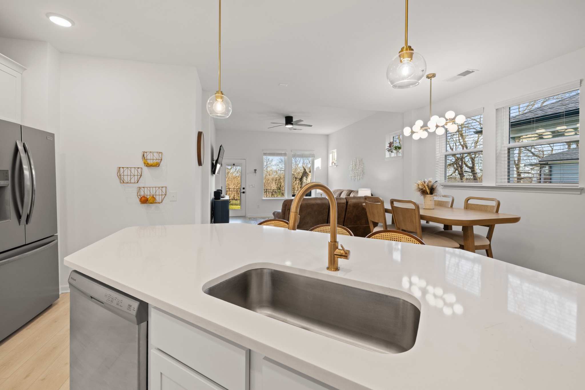 2104 Mackinac Bend Gallatin, TN 37066 - Photo 9 of 23 a kitchen with a sink and chandelier