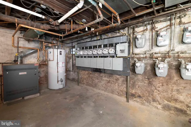 a view of a storage room