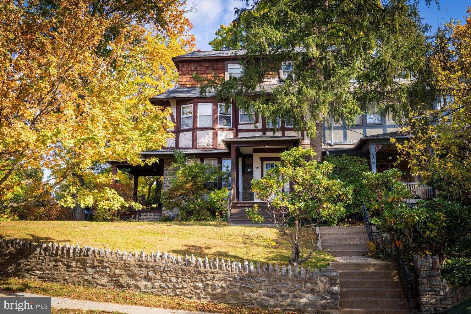 304 Florence Avenue Jenkintown, PA 19046 - Photo 4 of 31 a front view of a house with a yard