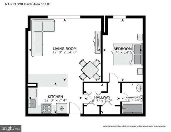 $2,400 | 950 25th Street Northwest, Unit 508N, Washington, DC 20037