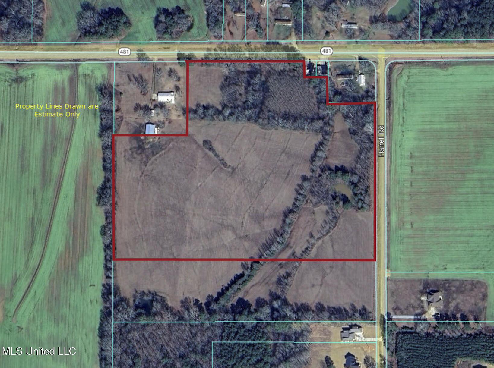 Ms-481 Pelahatchie, MS 39145 - Photo 2 of 9 drone prpoperty lines-3