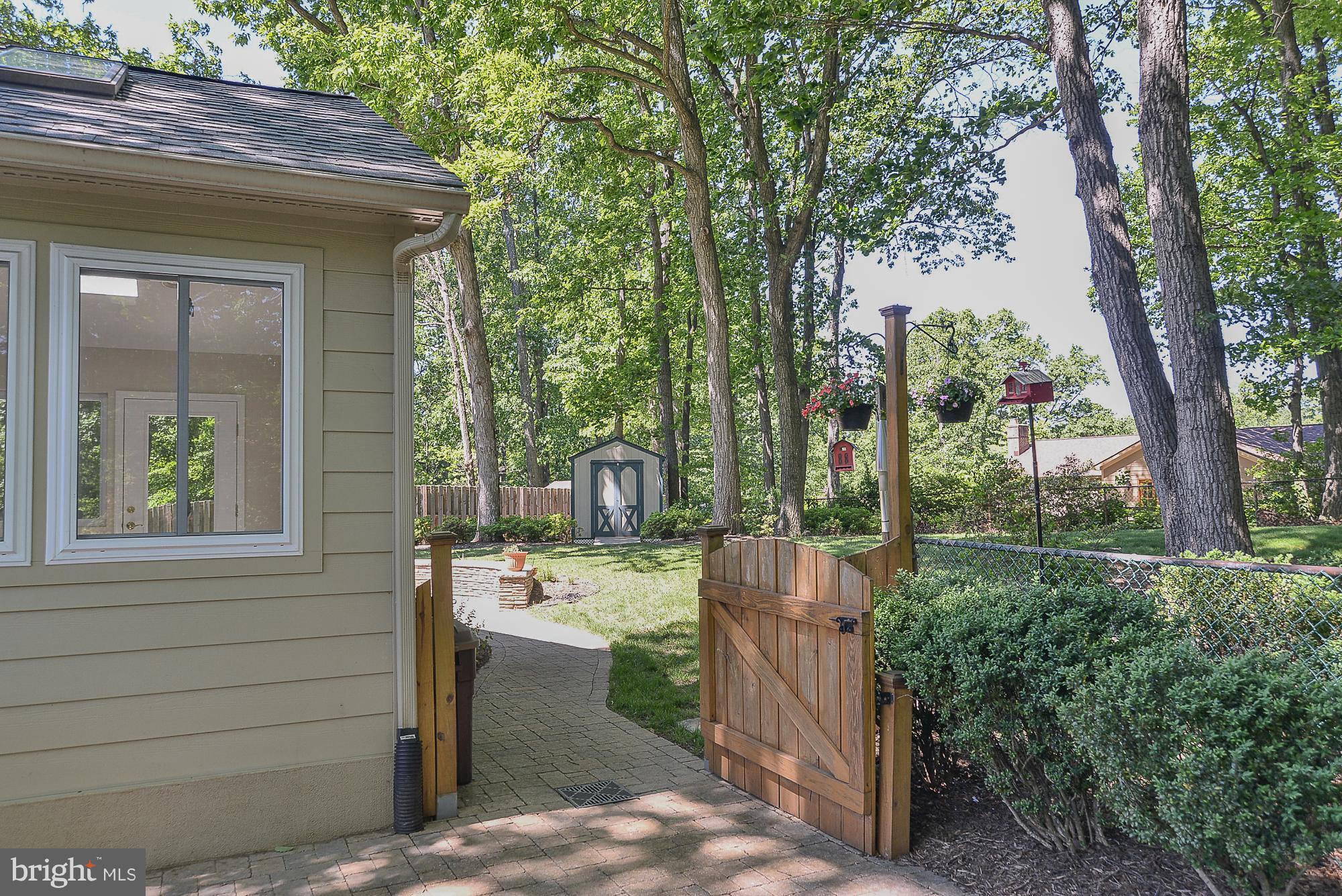 4432 Sleaford Road Annandale, VA 22003 - Photo 4 of 30 Backyard entrance from custom stairs
