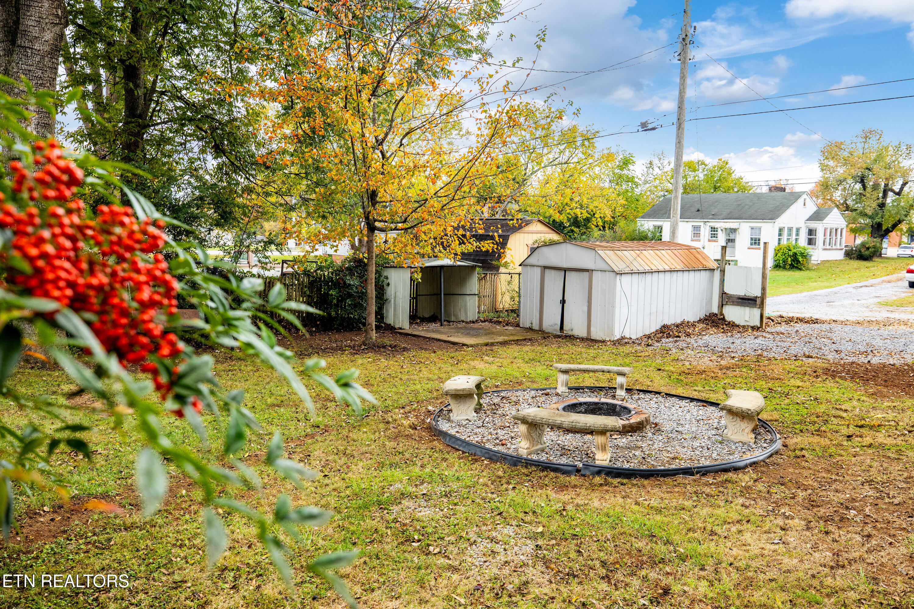 1907 Crest Road Maryville, TN 37804 - Photo 7 of 34 Fire pit and storage building