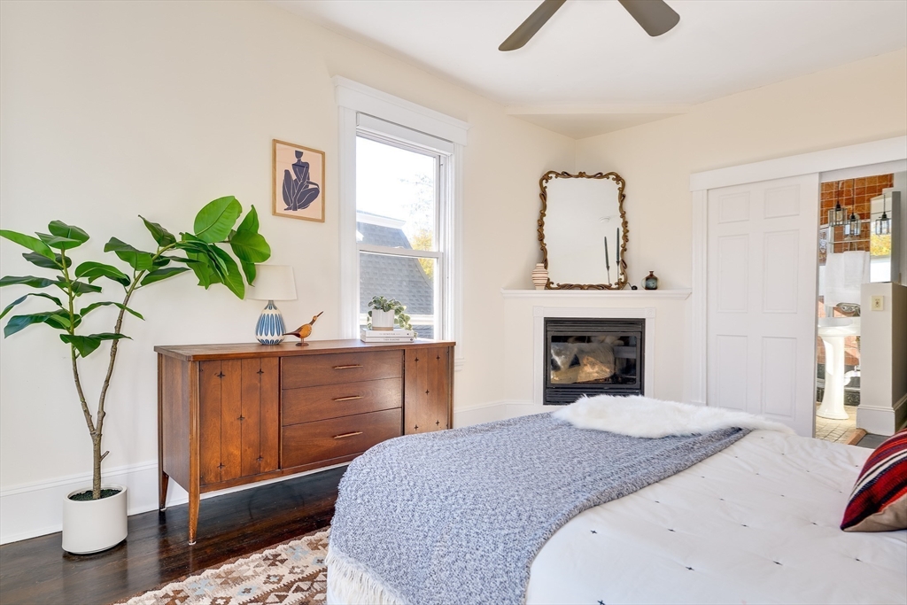 161 Columbia Street, Unit 3 Cambridge, MA 02139 - Photo 10 of 19 a living room with furniture and a potted plant