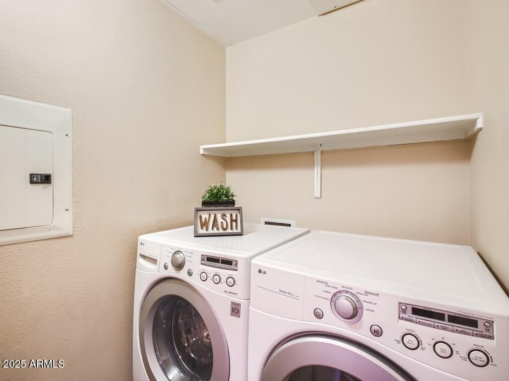 1701 East Colter Street, Unit 370 Phoenix, AZ 85016 - Photo 10 of 20 a utility room with dryer and washer