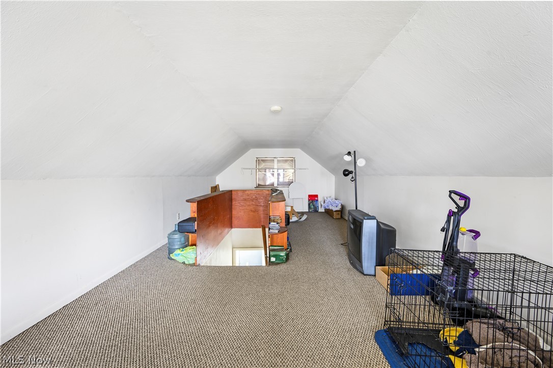 4001 South Cleveland Massillon Road Barberton, OH 44203 - Photo 22 of 25 Rec room featuring carpet flooring and baseboards