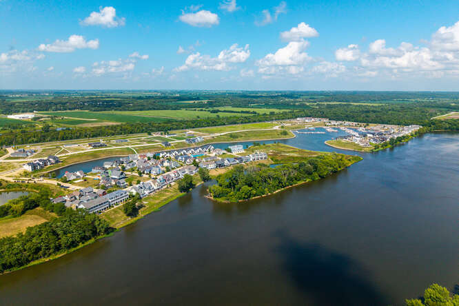 17 Windward Way Ottawa, IL 61350 - Photo 44 of 48 a view of a lake with outdoor space