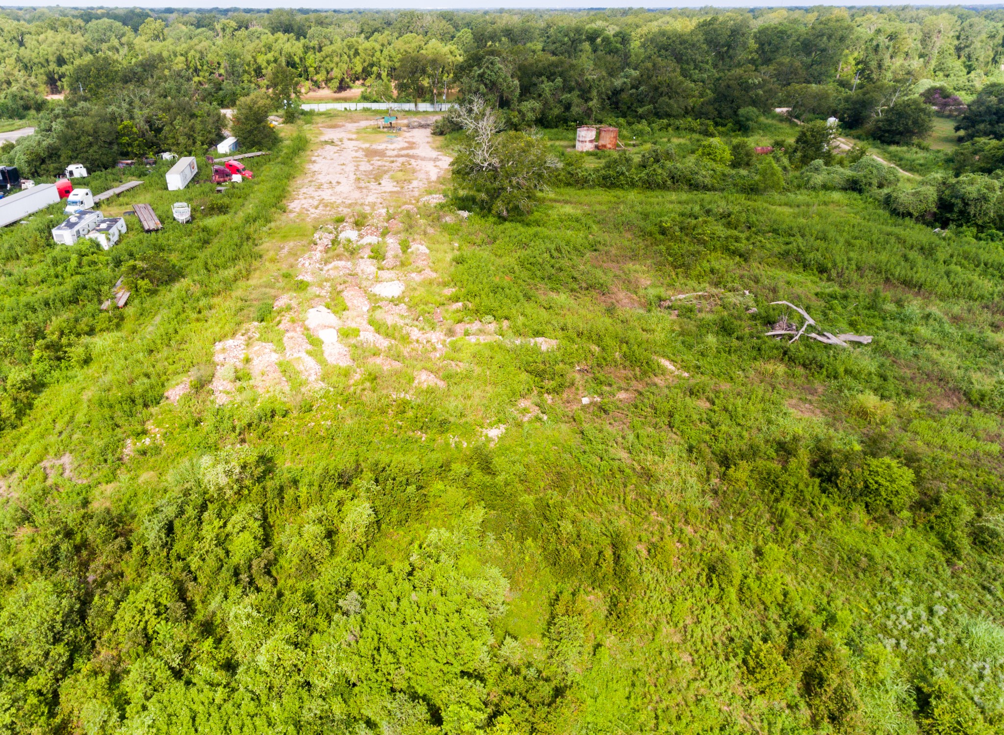 1353 Seidel Road Brookshire, TX 77423 - Photo 35 of 35 a view of a big yard with plants and large trees