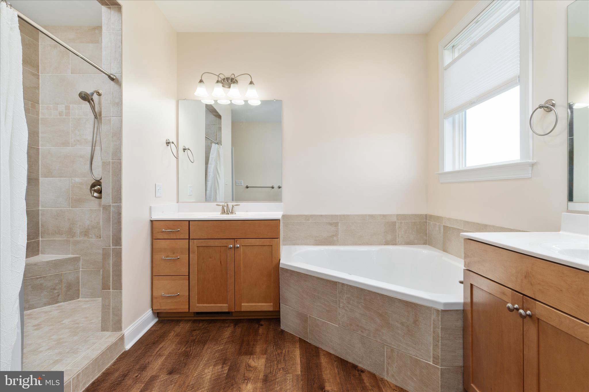 199 Laurel Grove Road Winchester, VA 22602 - Photo 28 of 97 a bathroom with a tub sink and mirror