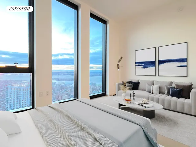 a bedroom with a bed and ceiling fan