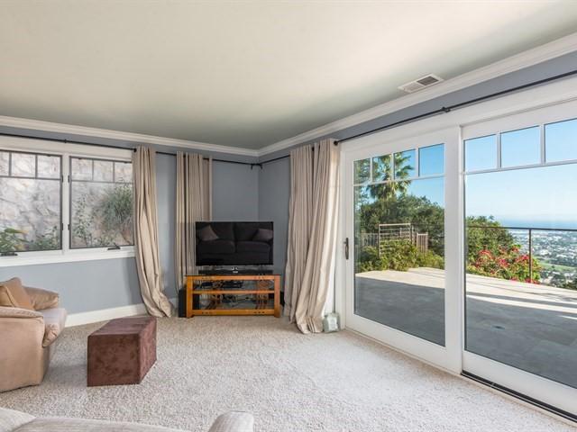 1029 Arbolado Road Santa Barbara, CA 93103 - Photo 12 of 40 Entertainment Room w/Views
