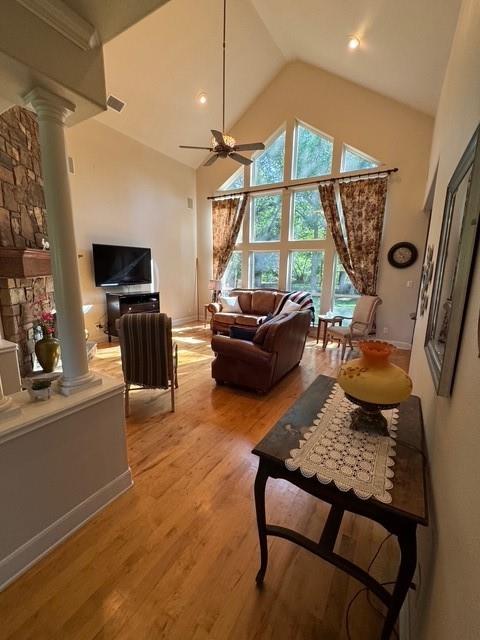 255 Chaparrals Run Azle, TX 76020 - Photo 26 of 35 floor to ceiling windows in Living Room