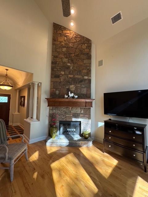 255 Chaparrals Run Azle, TX 76020 - Photo 27 of 35 Wood Burning Fireplace