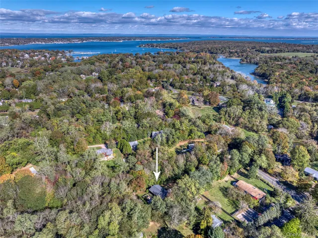 a view of a city with an ocean