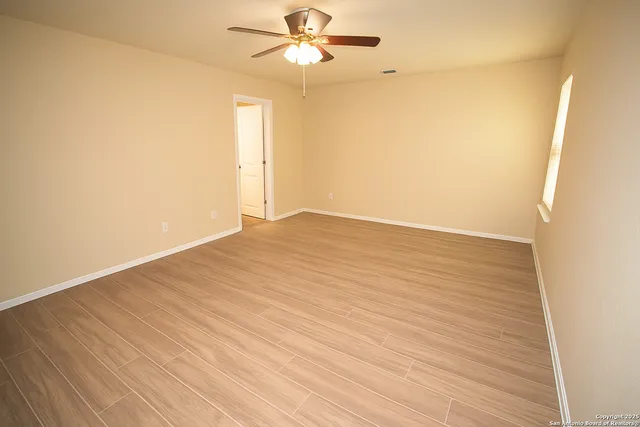 wooden floor in an empty room