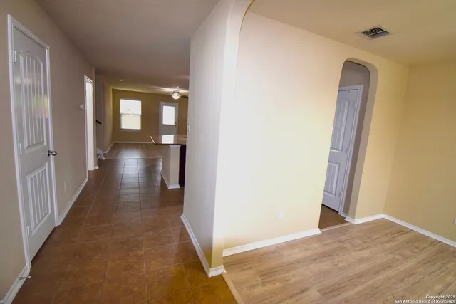 wooden floor in a gallery