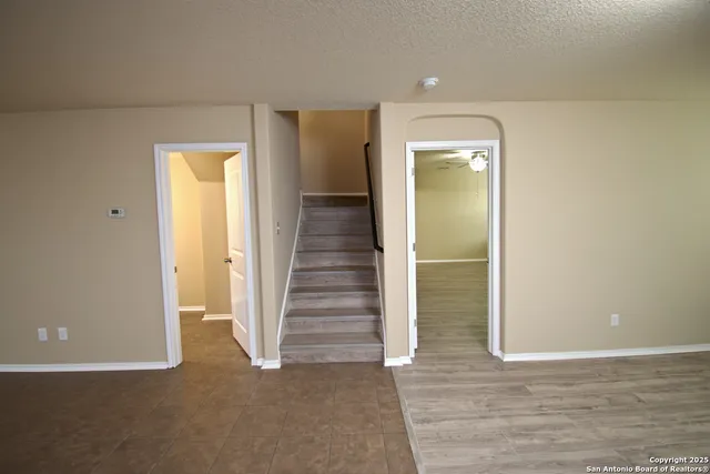 wooden floor in a room