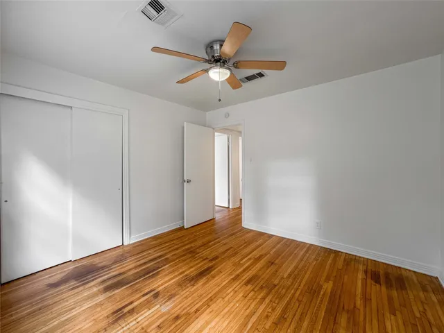 wooden floor in an empty room