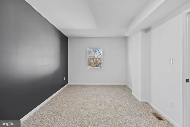 a view of an empty room